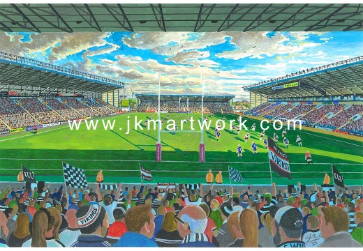 Widnes Vikings Rugby League DCBL Stadium Fine Art Print Widnes Vikings Rugby League DCBL Stadium Fine Art Print